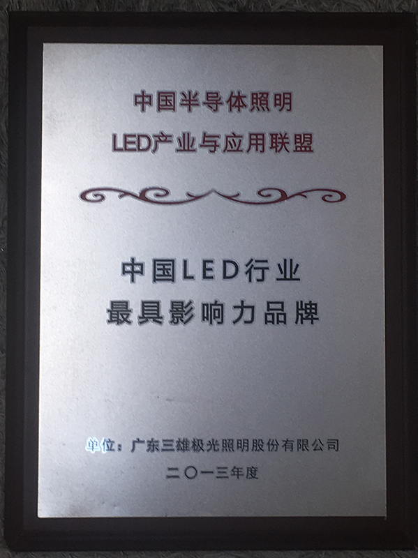 中國(guó)LED行業(yè)最具影響力品牌